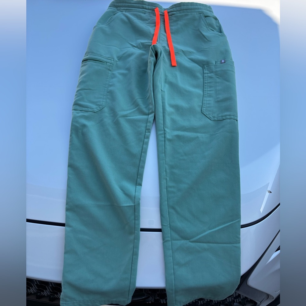 Figs Teal Technical Collection Scrub Pants